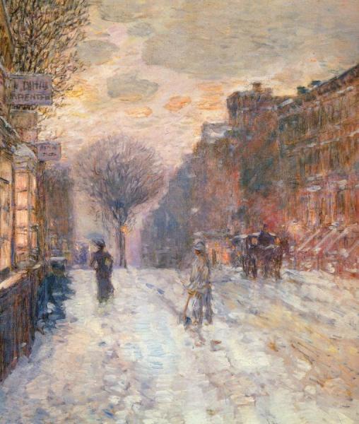 Early Evening, After Snowfall by Frederick Childe Hassam