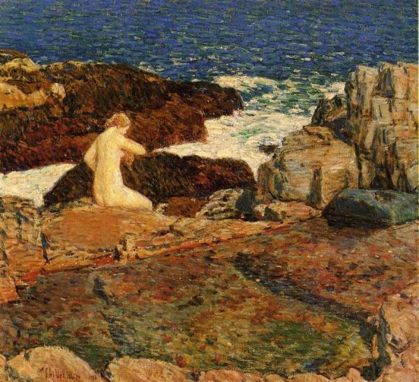 East Headland Pool by Frederick Childe Hassam