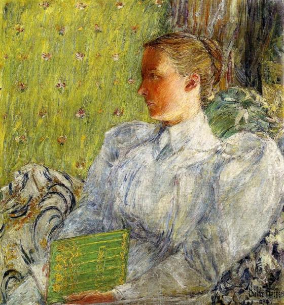 Edith Blaney (mrs. Dwight Blaney) by Frederick Childe Hassam