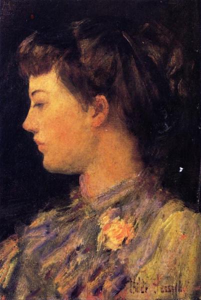 Ethel Moore by Frederick Childe Hassam