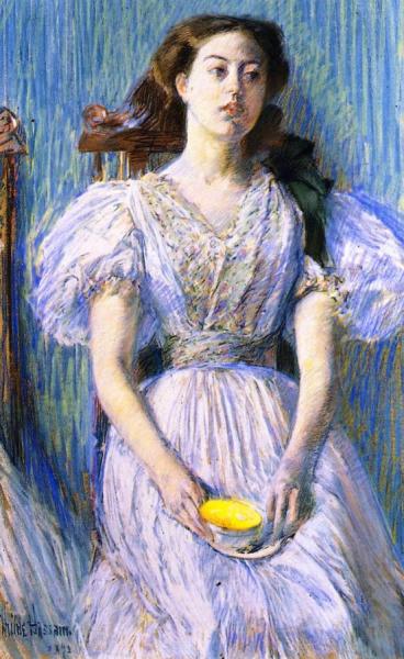 Ethel Moore by Frederick Childe Hassam