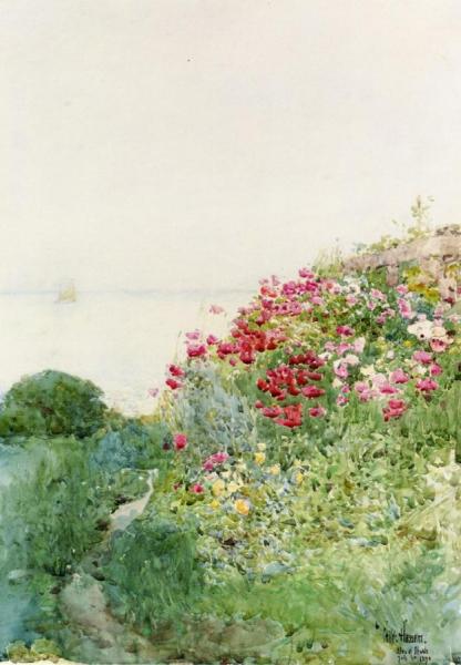 Frederick Childe Hassam Field Of Poppies, Isles Of Shaos, Appledore