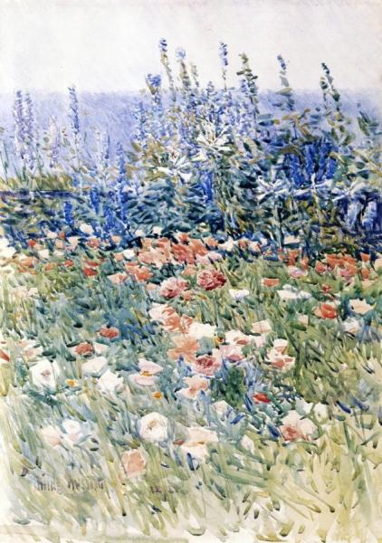 Flower Garden, Isles Of Shoals by Frederick Childe Hassam