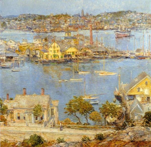 Gloucester Harbor by Frederick Childe Hassam