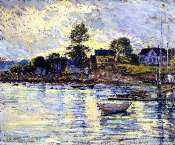 Gloucester Harbor by Frederick Childe Hassam