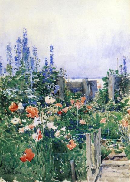 Home Of The Hummingbird by Frederick Childe Hassam