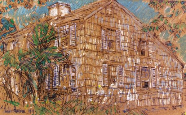 Home Sweet Home Cottage by Frederick Childe Hassam