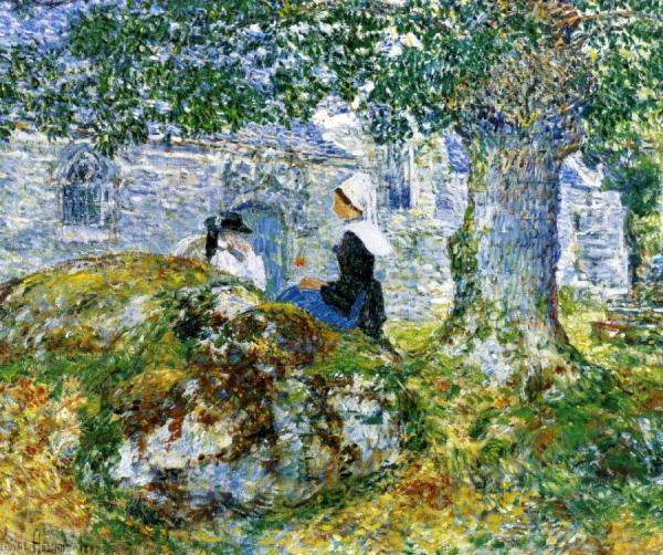 In Brittany Bay by Frederick Childe Hassam