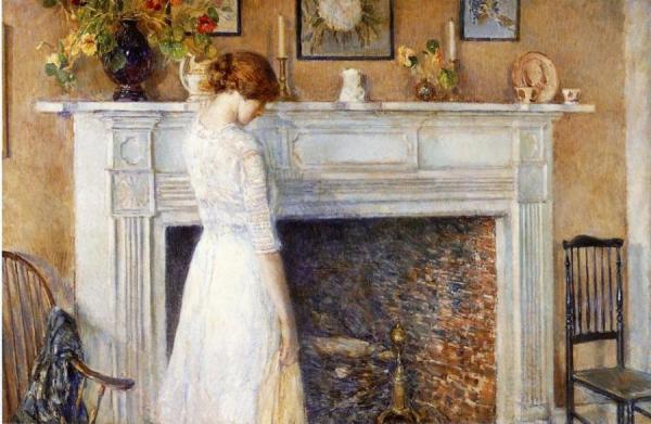 In The Old House by Frederick Childe Hassam