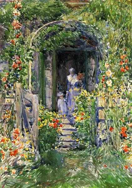 Isles Of Shoals Garden by Frederick Childe Hassam