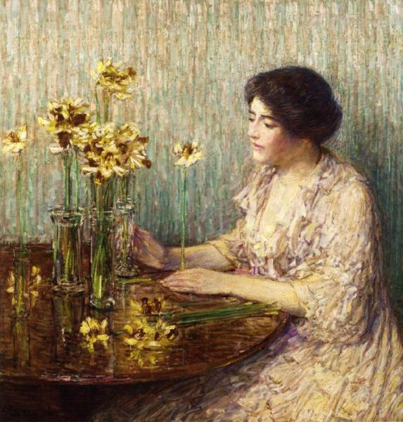 Jonquils by Frederick Childe Hassam