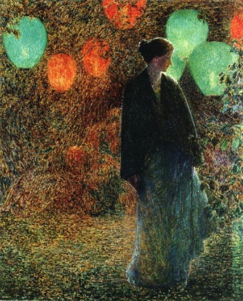 July Night by Frederick Childe Hassam