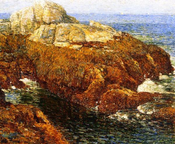Kelp-covered Rocks, Isle Of Shoals by Frederick Childe Hassam Oil Painting Reproductions