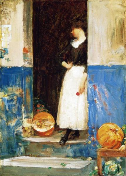 La Fruitiere by Frederick Childe Hassam