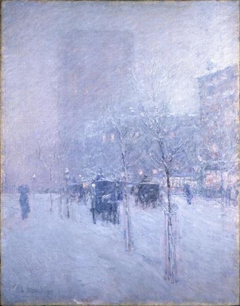 Late Afternoon, New York: Winter by Frederick Childe Hassam