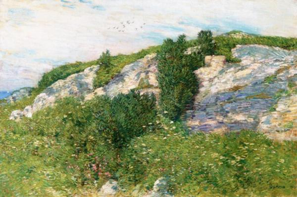 Ledges And Bay, Appledore by Frederick Childe Hassam