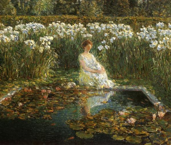 Lilies by Frederick Childe Hassam