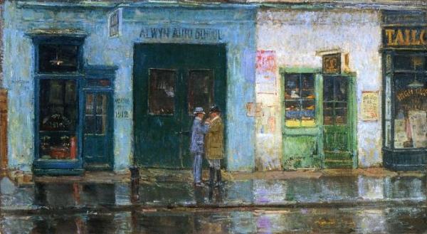 Little Cobbler's Shop by Frederick Childe Hassam