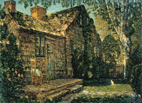 Little Old Cottage, Egypt Lane, East Hampton by Frederick Childe Hassam
