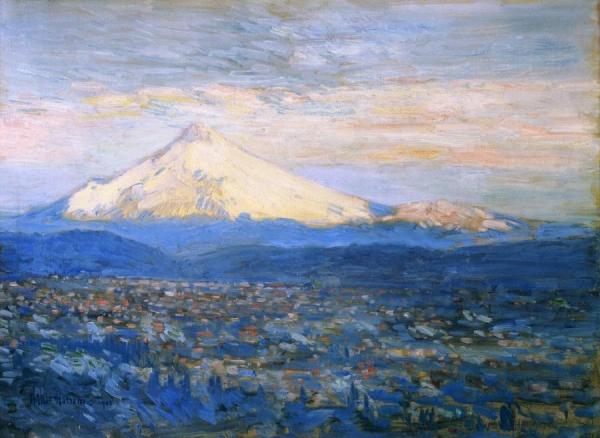 Mount Hood by Frederick Childe Hassam