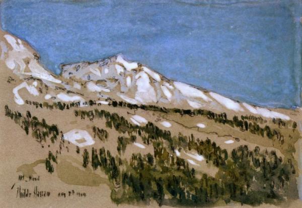 Mt. Hood (oregon) by Frederick Childe Hassam