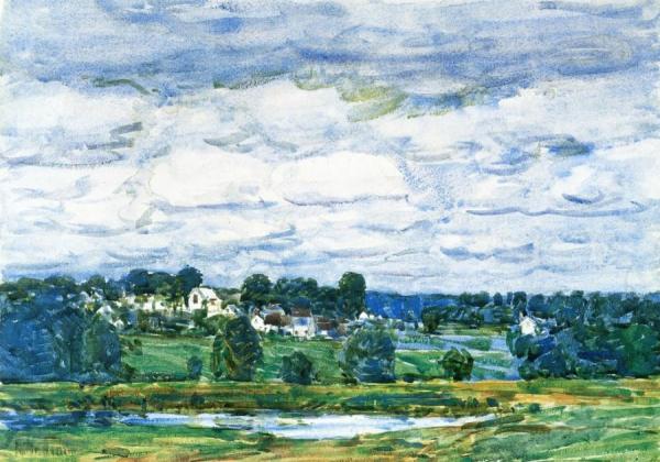 Newfields, New Hampshire by Frederick Childe Hassam
