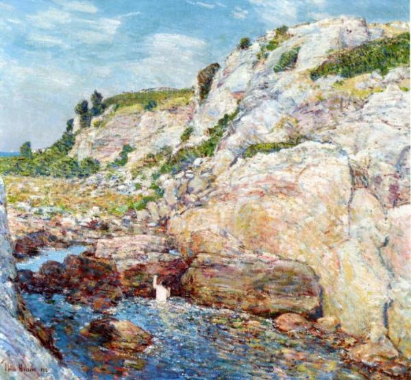 Northeast Gorge At Appledore by Frederick Childe Hassam
