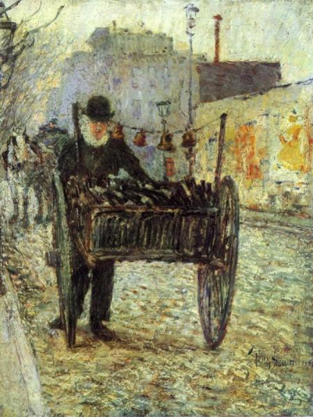 Old Bottle Man by Frederick Childe Hassam