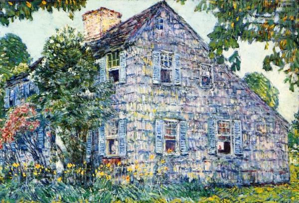Old House, East Hampton by Frederick Childe Hassam