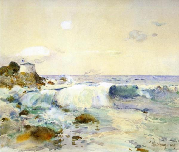 On The Brittany Coast by Frederick Childe Hassam