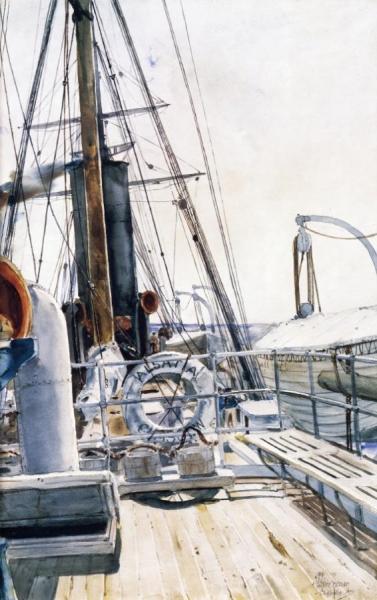 On The Deck by Frederick Childe Hassam