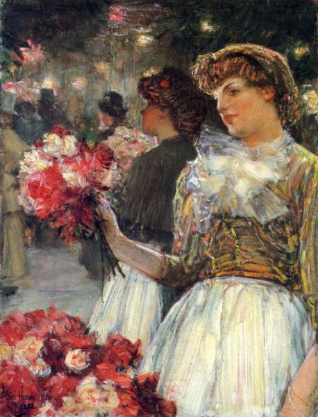 Peonies by Frederick Childe Hassam