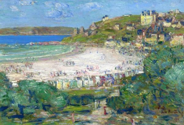 Perros-guire, Côtes Du Nord, France by Frederick Childe Hassam