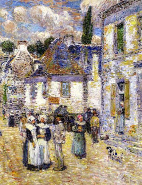 Pont-aven by Frederick Childe Hassam