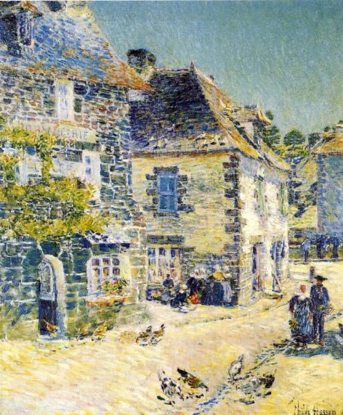 Pont-aven, Noon Day by Frederick Childe Hassam
