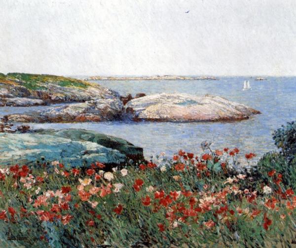 Poppies, Isles Of Shoals by Frederick Childe Hassam
