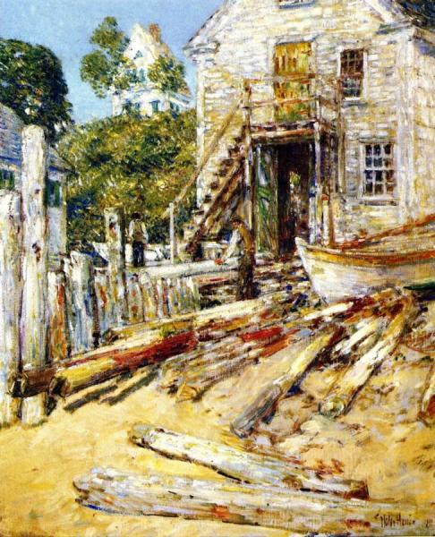 Rigger's Shop, Provincetown by Frederick Childe Hassam
