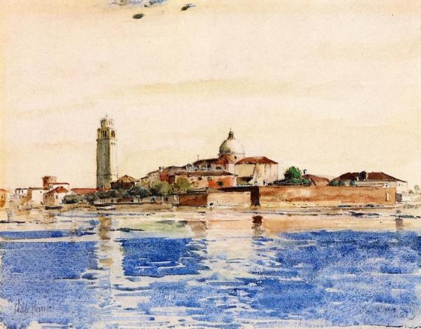 San Pietro, Venice by Frederick Childe Hassam