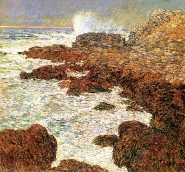 Seaweed And Surf, Appledore by Frederick Childe Hassam