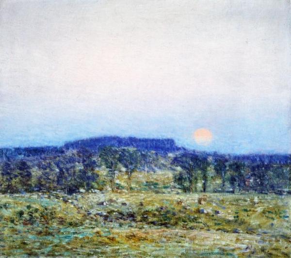 September Moonrise by Frederick Childe Hassam