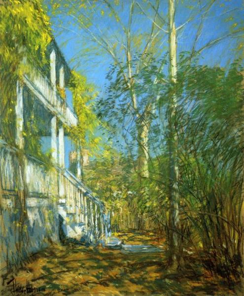 Summer At Cos Cob by Frederick Childe Hassam