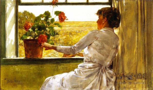 Summer Evening by Frederick Childe Hassam