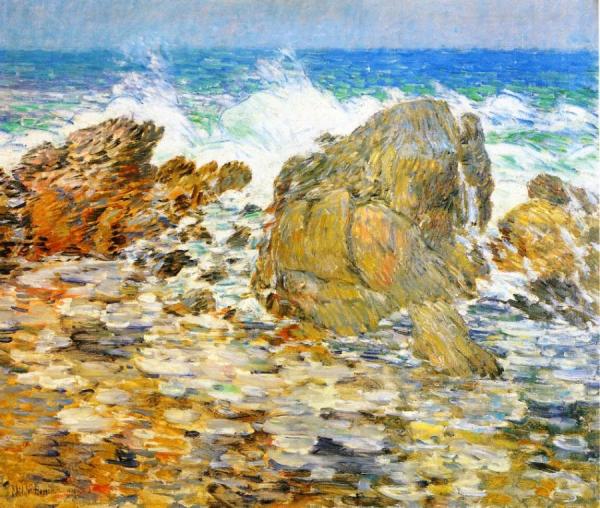 Surf, Appledore by Frederick Childe Hassam