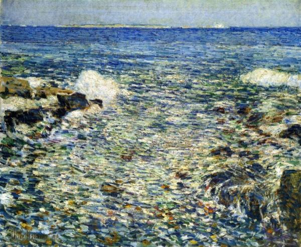 Surf, Isles Of Shoals by Frederick Childe Hassam