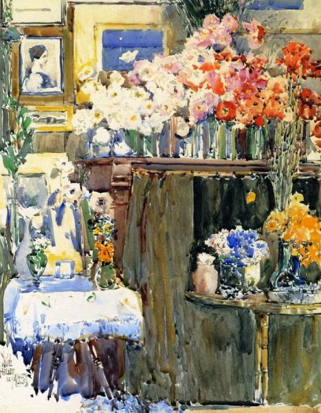 The Altar And The Shrine by Frederick Childe Hassam