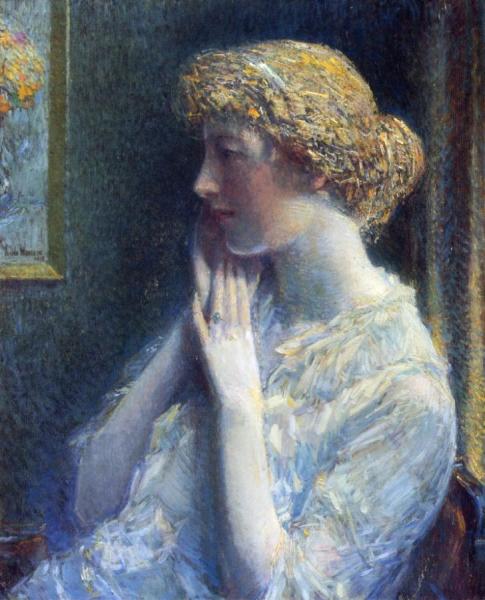 The Ash Blond by Frederick Childe Hassam