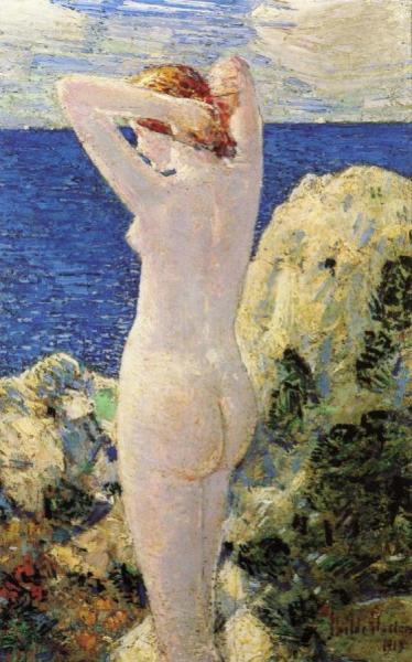 The Bather by Frederick Childe Hassam