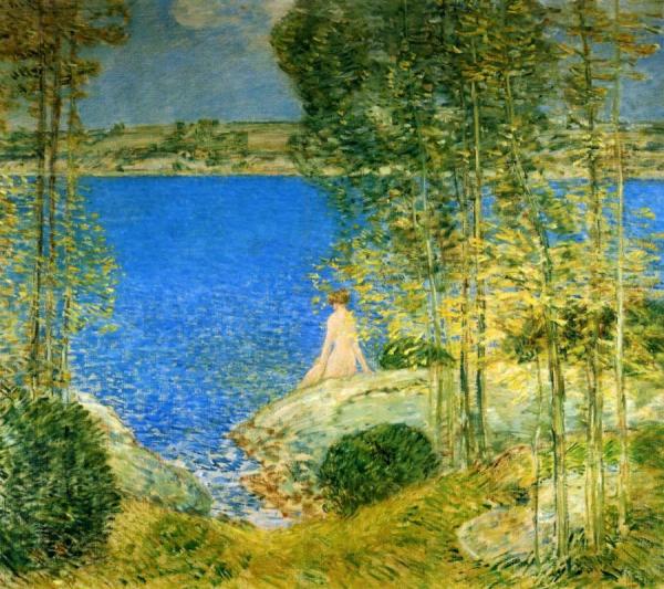 The Bather by Frederick Childe Hassam