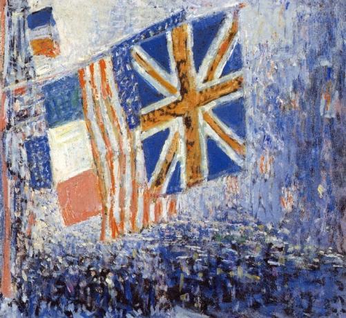 The Big Parade by Frederick Childe Hassam