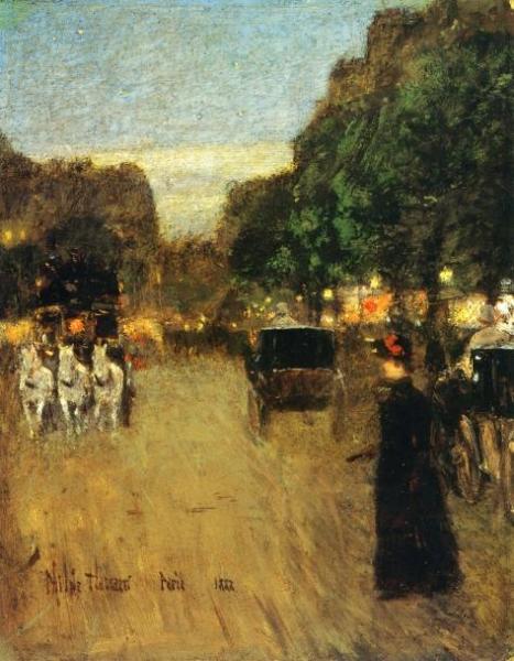 The Boid De Boulogne by Frederick Childe Hassam